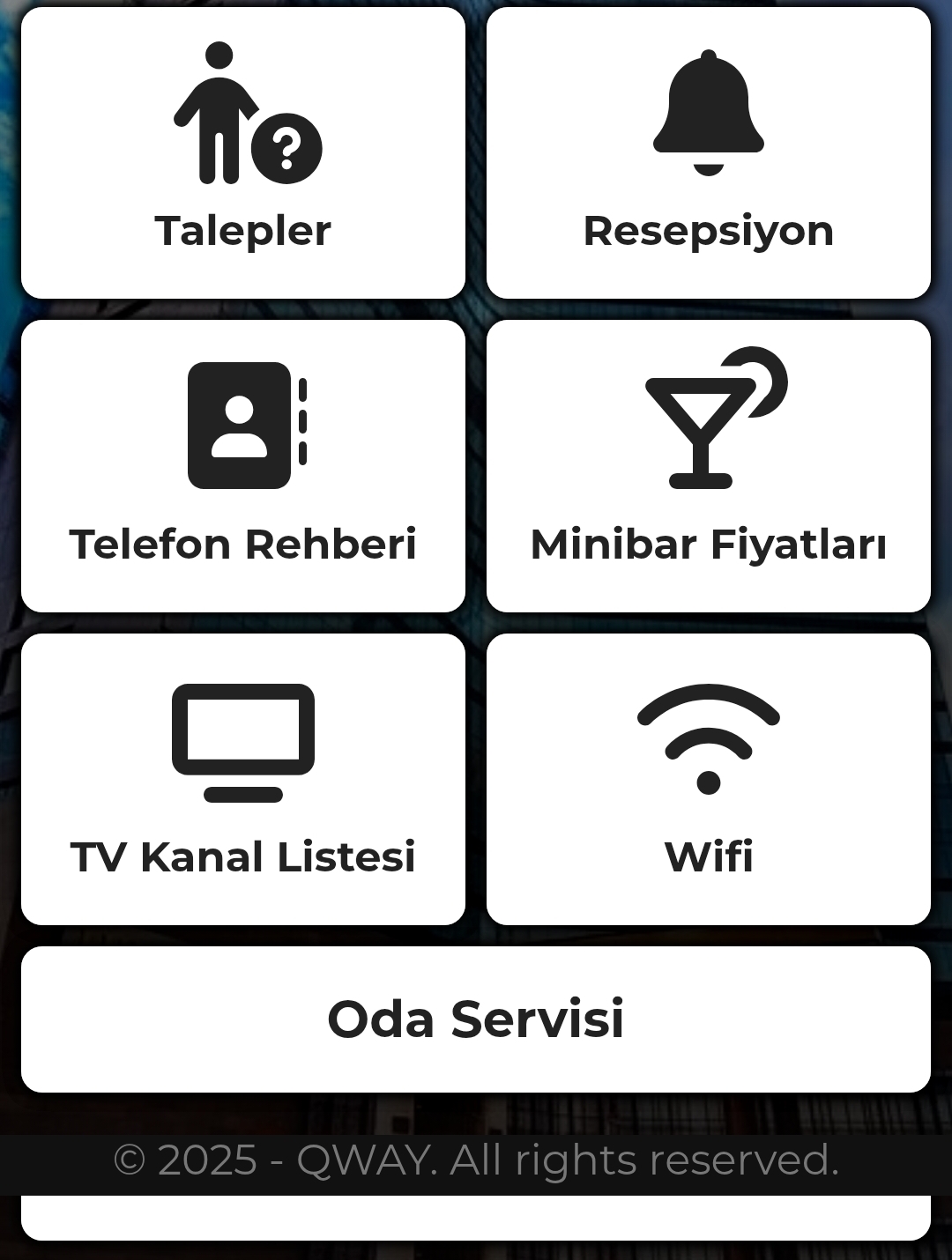 QHotel Misafir Portalı